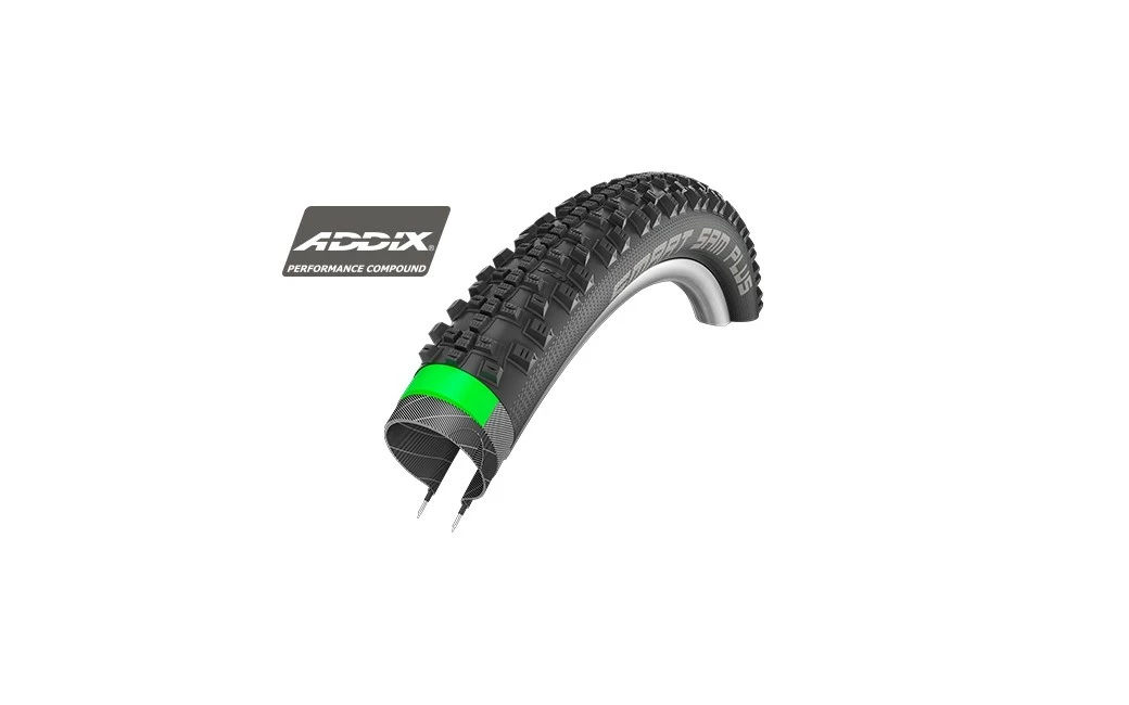 Pneu VTT Schwalbe Smart Sam Plus Double Defense GreenGuard E-50 Addix 29 X 2.25 1 Pneu VTT Schwalbe Smart Sam Plus Double Defense GreenGuard E-50 Addix 29 X 2.25