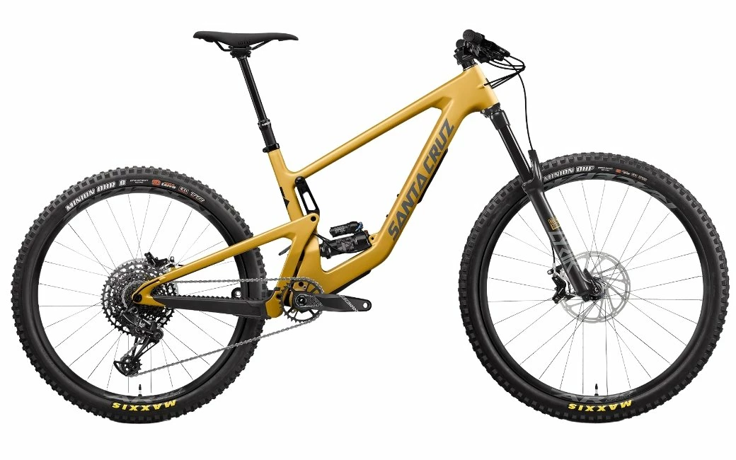 VTT SANTA CRUZ Bronson Carbone C R Jaune Or - 2023 1 VTT SANTA CRUZ Bronson Carbone C R Jaune Or - 2023